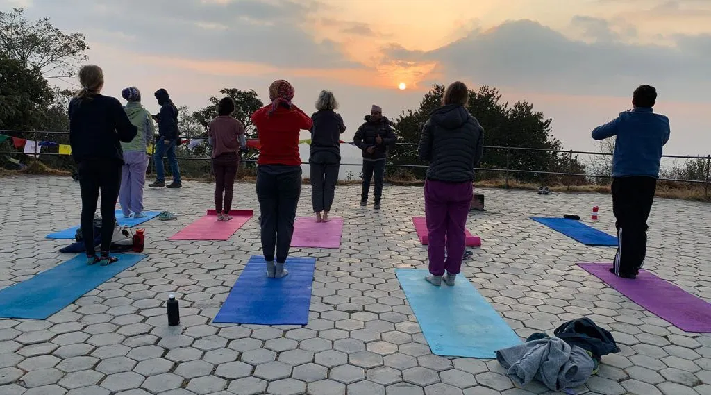 Yoga im Himalaya